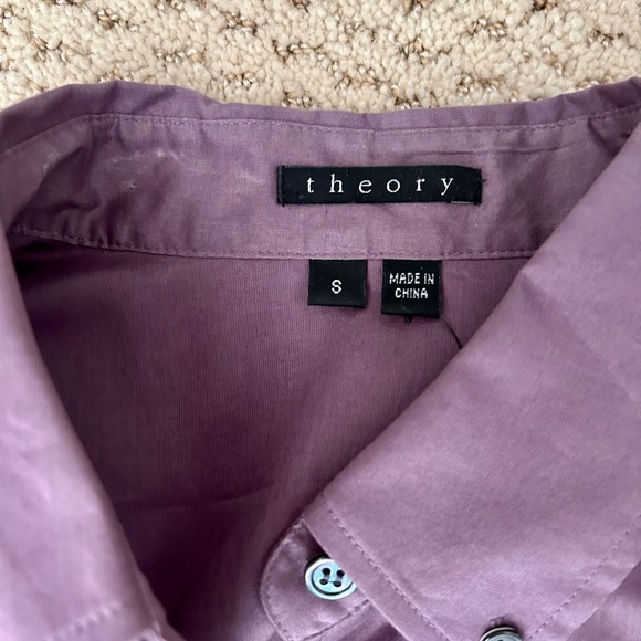 Theory Buttondown blouse - Picture 2 of 3